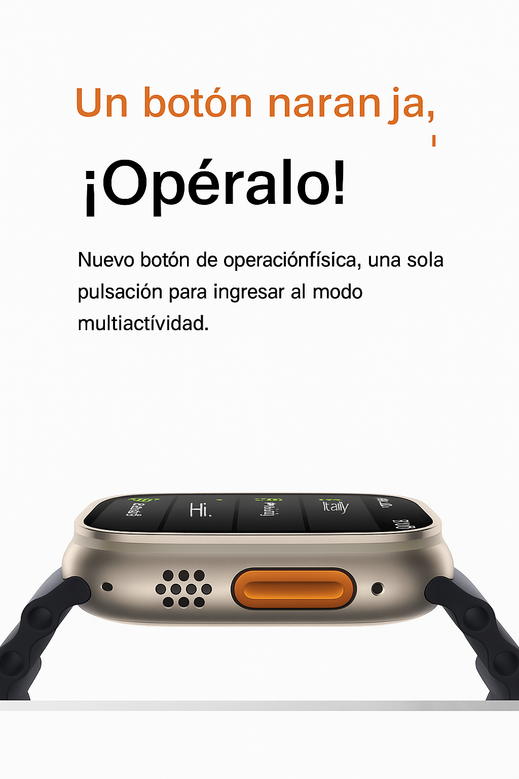 Smartwatch T500 Ultra Con Doble Pulso (Pulsera negra de regalo)