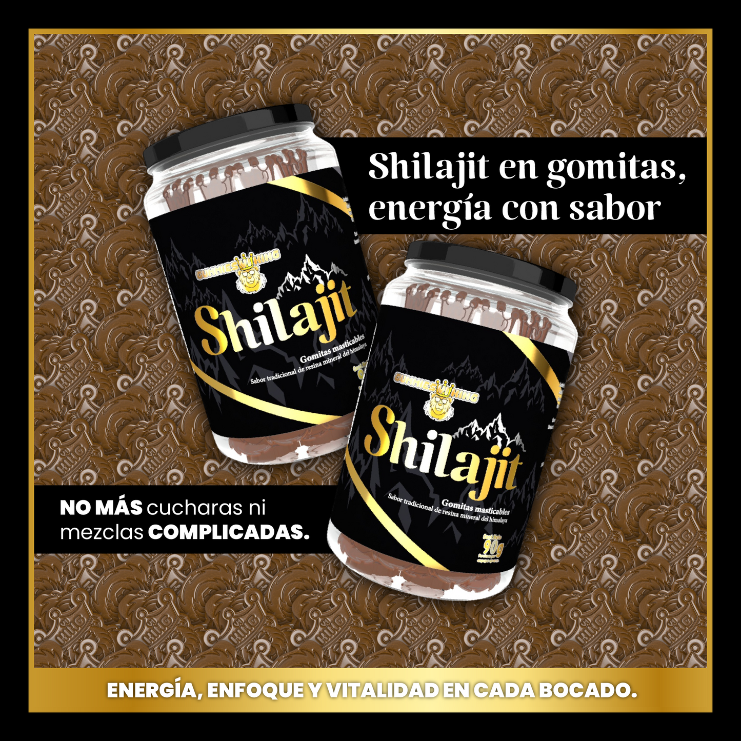 Shilajit Gomitas - Energía y Vitalidad