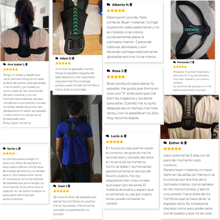 Corrector de Postura Ajustable